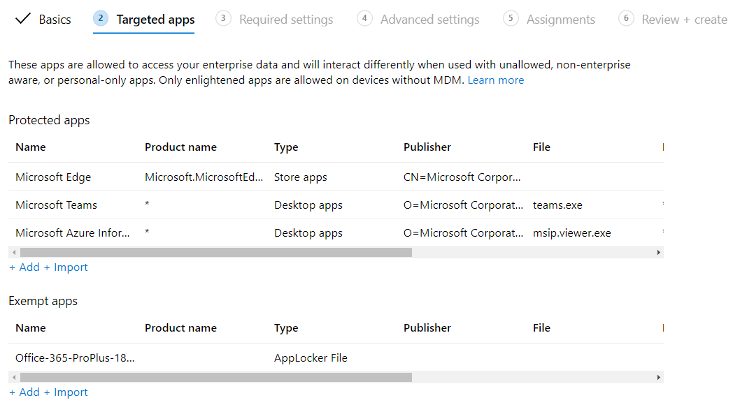 01. Targetted Apps